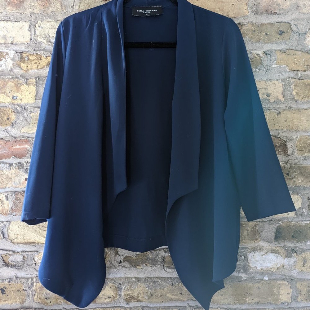 Akira Black Label Navy Blue Blazer